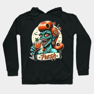 Aperol Spritz Fresh Monster Lady Hoodie